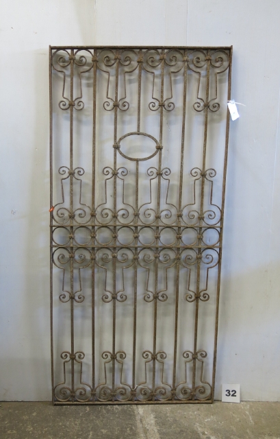 Wrought iron panel